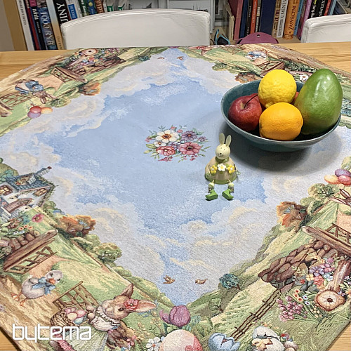 Gobelínový obrus a šál VEĽKONOČNÁ CESTA