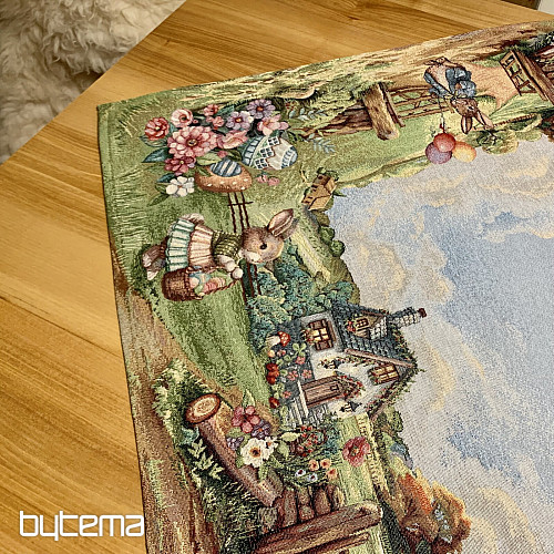 Gobelínový obrus a šál VEĽKONOČNÁ CESTA