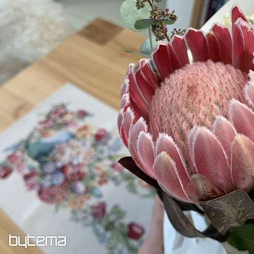 Gobelínový obrus a šál JARNÁ KYTICA