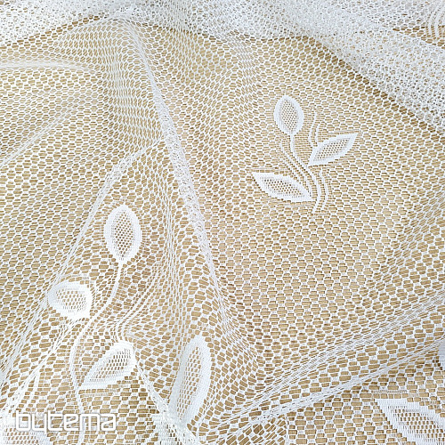 Žakárová záclona LÍSTKY II