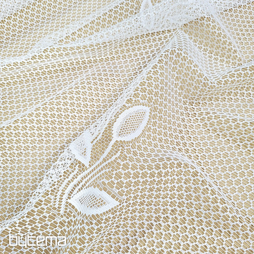 Žakárová záclona LÍSTKY II