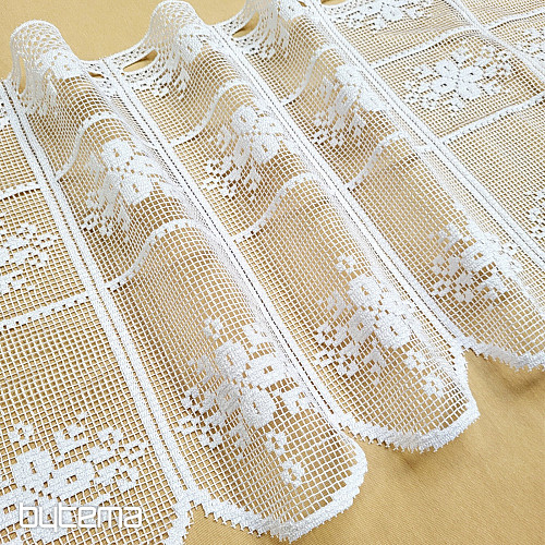 Vitrážová záclona OTYLKA BIELA