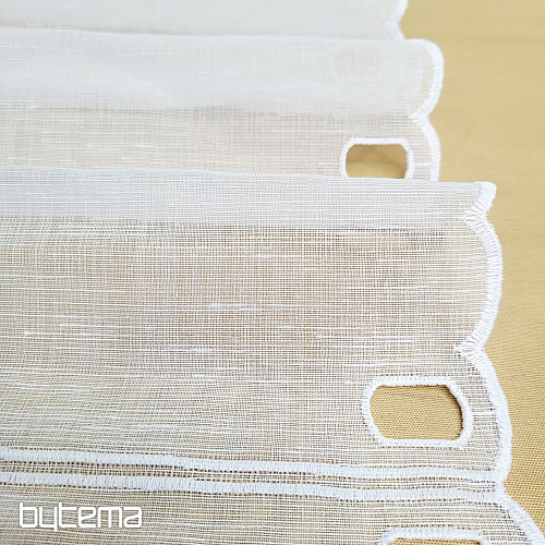 Vitrážová záclona KVETY RUŽOVÉ