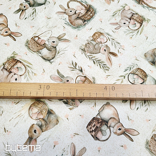Dekoračná látka ZAJAČIK BLAŽEJ