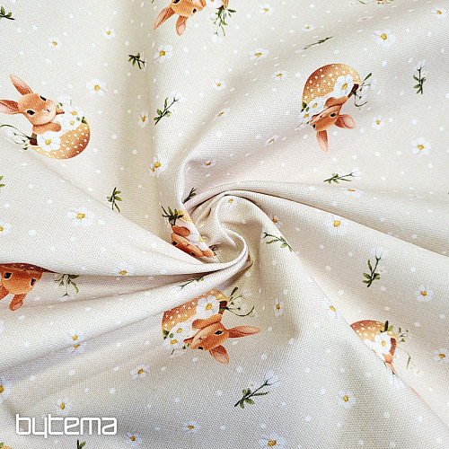 Dekoračná látka ZAJAČIK NELA