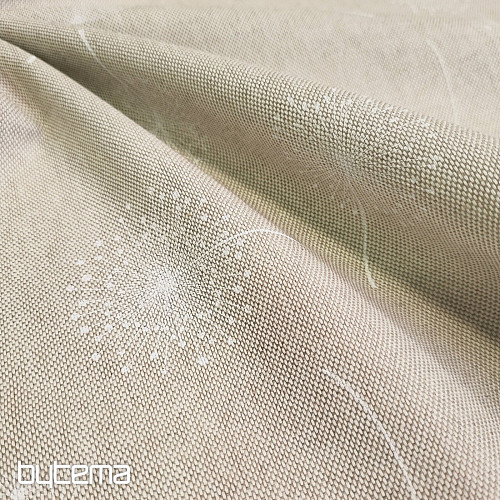 Dekoračná látka ODKVETLÁ PAMPELIŠKA