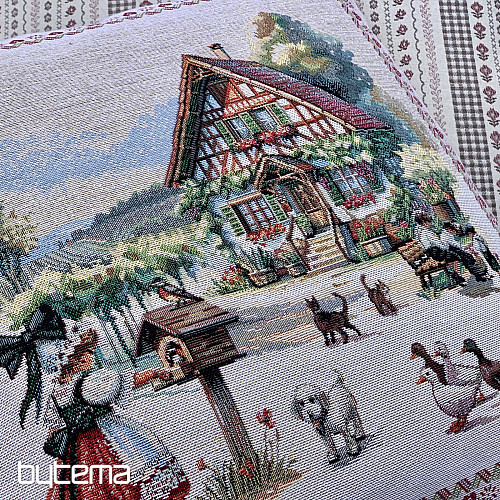 Gobelínový obliečka na vankúš DVOREK