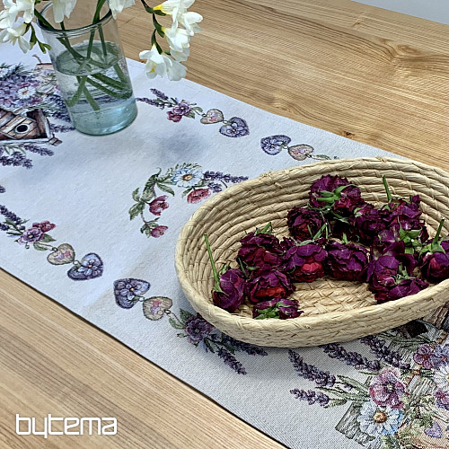 Gobelínový obrus a šál Vtáčia Budka