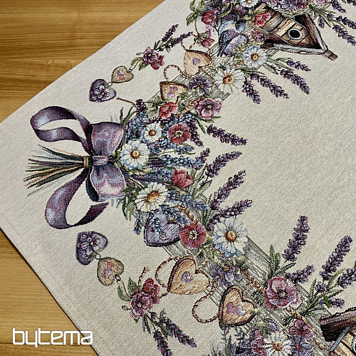 Gobelínový obrus a šál Vtáčia Budka