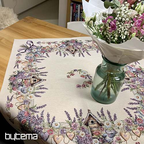 Gobelínový obrus a šál Vtáčia Budka