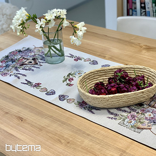 Gobelínový obrus a šál Vtáčia Budka