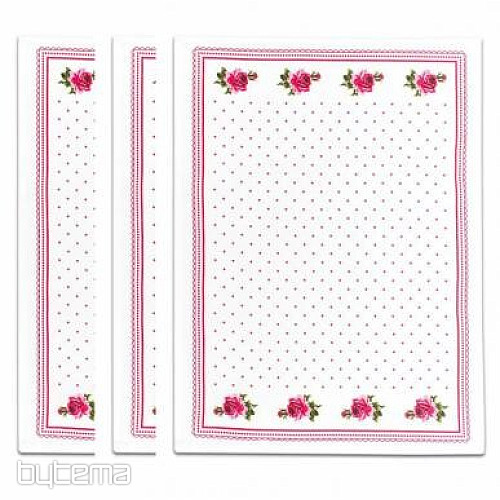 Utierky od BABIČKY Růžičky ružové