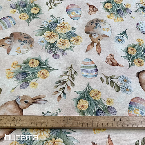 Dekoračná látka ZAJAČIK LONNIE béžový