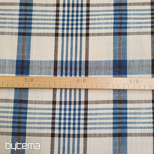 Dekoračná látka ANZOL MODRÝ