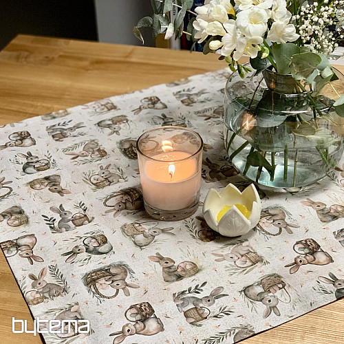 Veľkonočný obrus ZAJAČIK BLAŽEJ