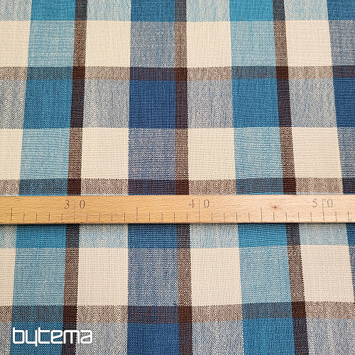 Dekoračná látka ATILA MODRÁ