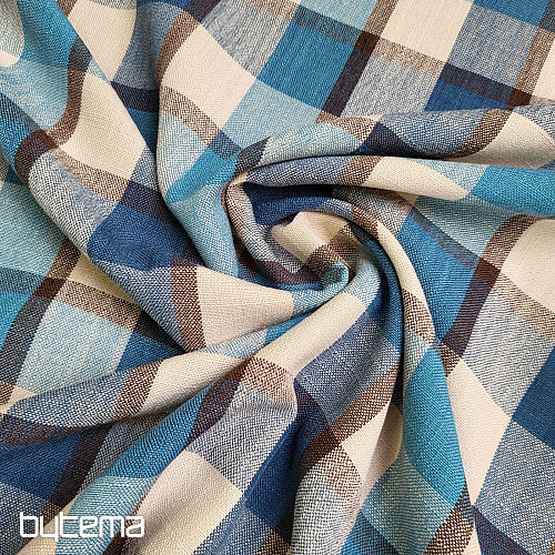 Dekoračná látka ATILA MODRÁ