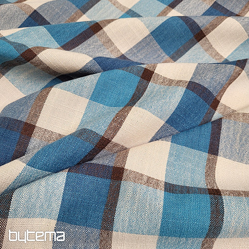 Dekoračná látka ATILA MODRÁ