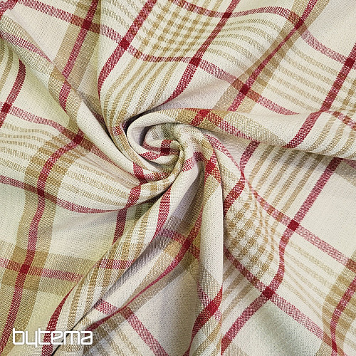 Dekoračná látka ANZOL ČERVENÝ