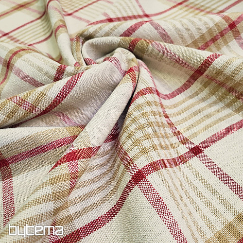 Dekoračná látka ANZOL ČERVENÝ