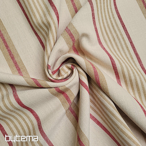 Dekoračná látka TANGO ČERVENÝ