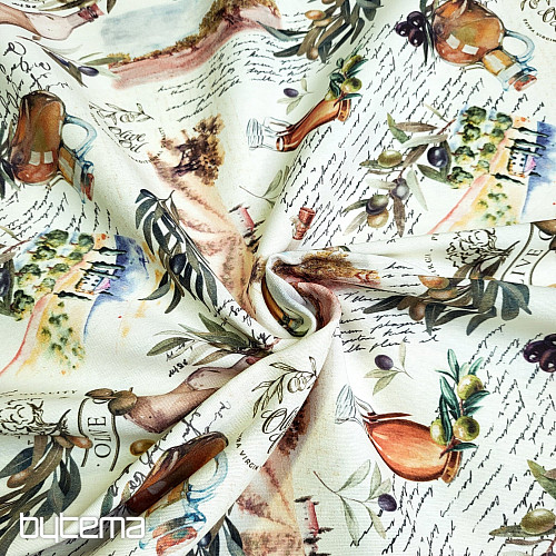 Dekoračná látka OLIVY FARGA