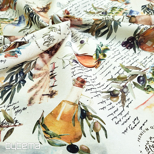 Dekoračná látka OLIVY FARGA