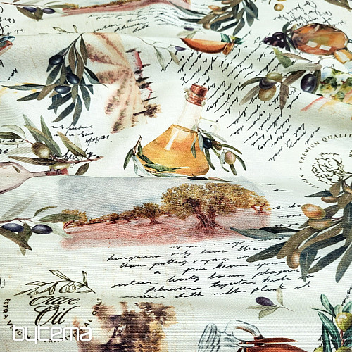 Dekoračná látka OLIVY FARGA