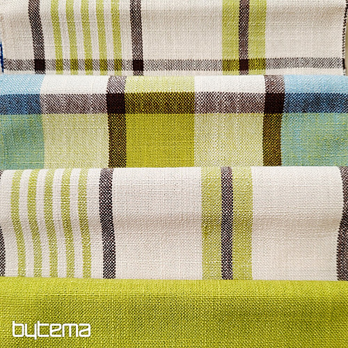 Dekoračná látka VALS ZELENÁ