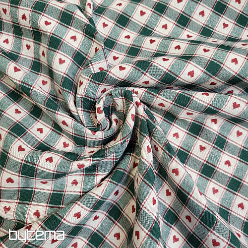 Dekoračná látka MAXI CORET zelený