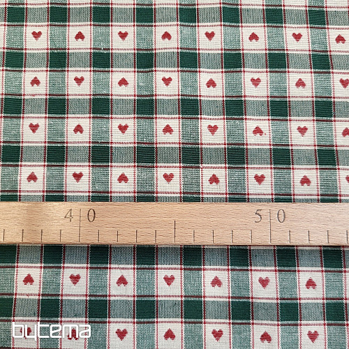 Dekoračná látka MAXI CORET zelený