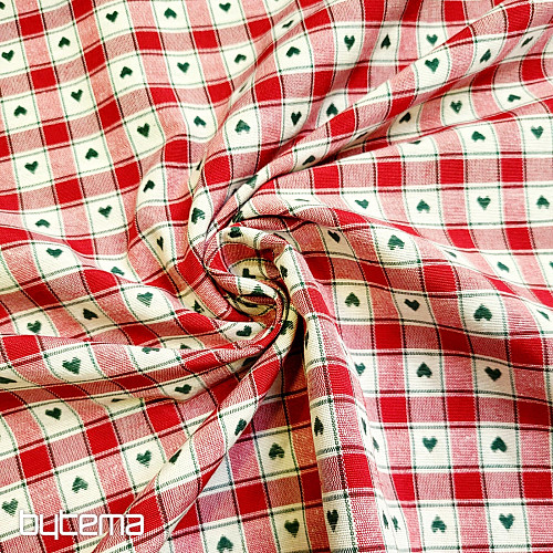 Dekoračná látka MAXI CORET červený