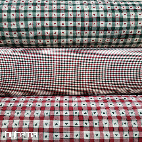 Dekoračná látka MAXI CORET červený