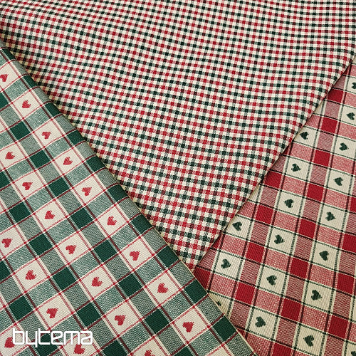 Dekoračná látka OSLO MINI KÁRO