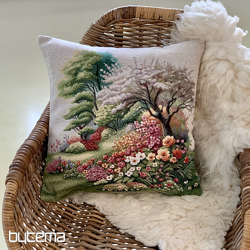 Gobelínový obliečka na vankúš ZÁTIŠIA V PARKU