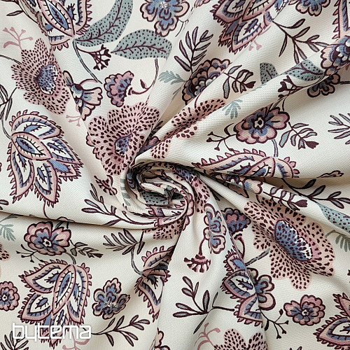 Bavlnená látka KVETY BOHO