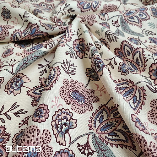 Bavlnená látka KVETY BOHO