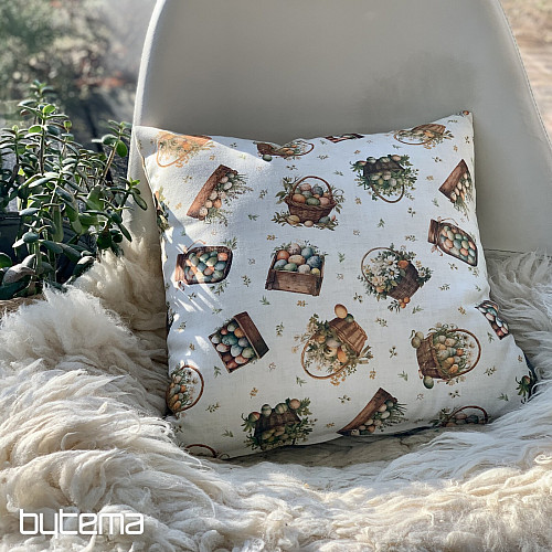 Dekoračná obliečka na vankúš FAREBNÉ VAJÍČKA