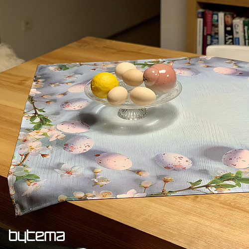 Obrus a šál VEĽKONOCIE s kvetmi