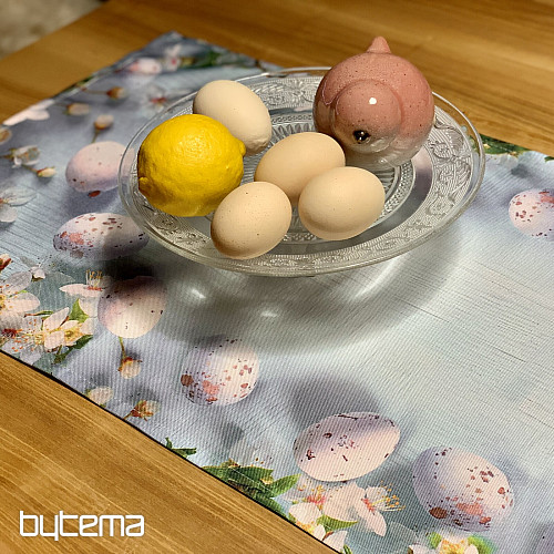 Obrus a šál VEĽKONOCIE s kvetmi