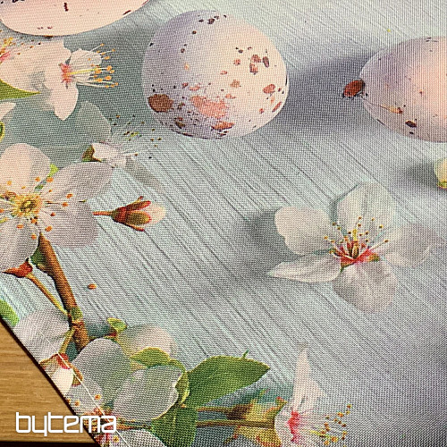 Obrus a šál VEĽKONOCIE s kvetmi