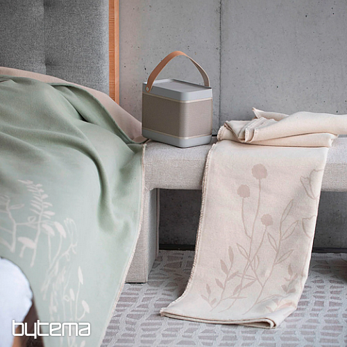 Deka AMBER KVETY béžovej