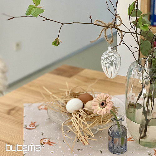 Veľkonočný obrus a šál ZAJAČIK NELA