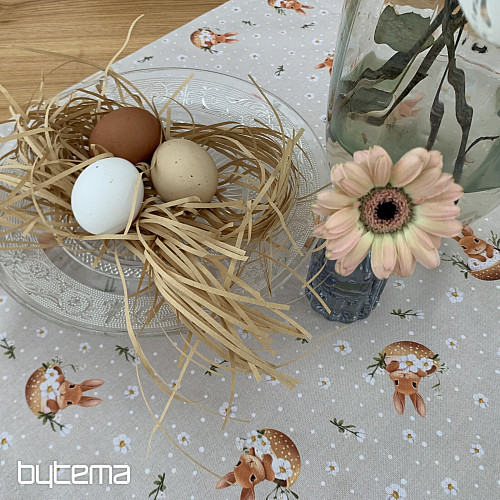 Veľkonočný obrus a šál ZAJAČIK NELA