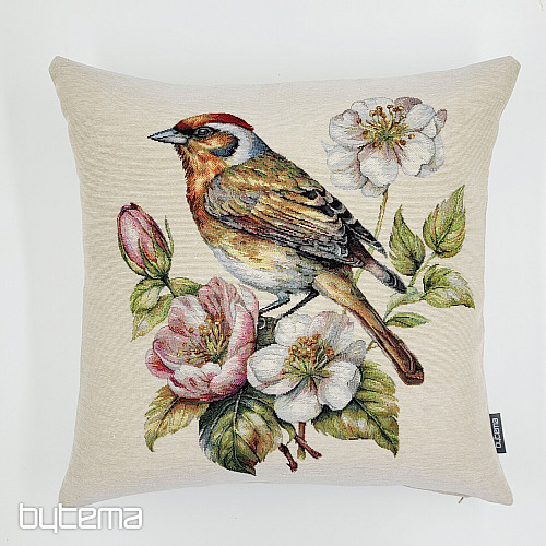 Gobelínový obliečka na vankúš STEHLÍK NA JABLONI