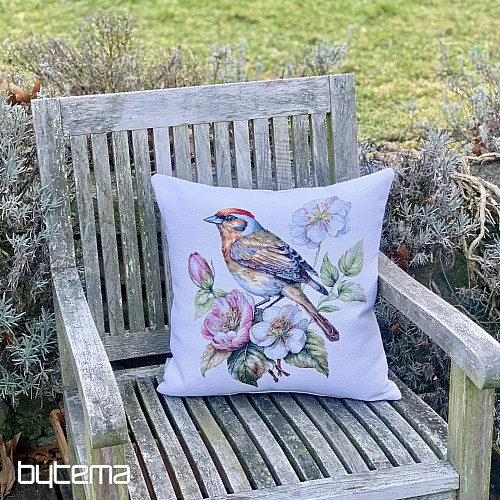 Gobelínový obliečka na vankúš STEHLÍK NA JABLONI