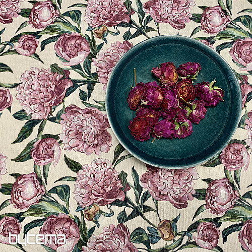 Obrus a šál PIVOŇKY