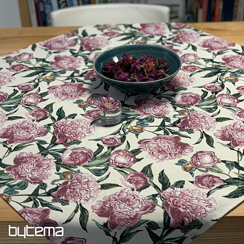 Obrus a šál PIVOŇKY