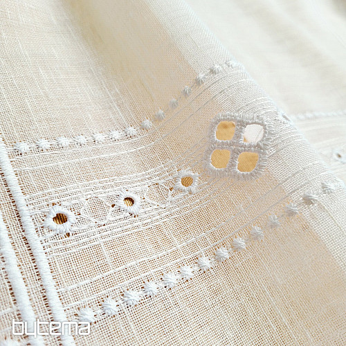 Záclona na vitrážku GERSTER 11884 biela