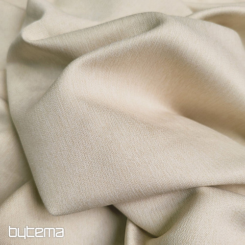 Luxusná jednofarebná dizajnová dekoračná látka GERSTER 7032/0023 BÉŽOVÁ